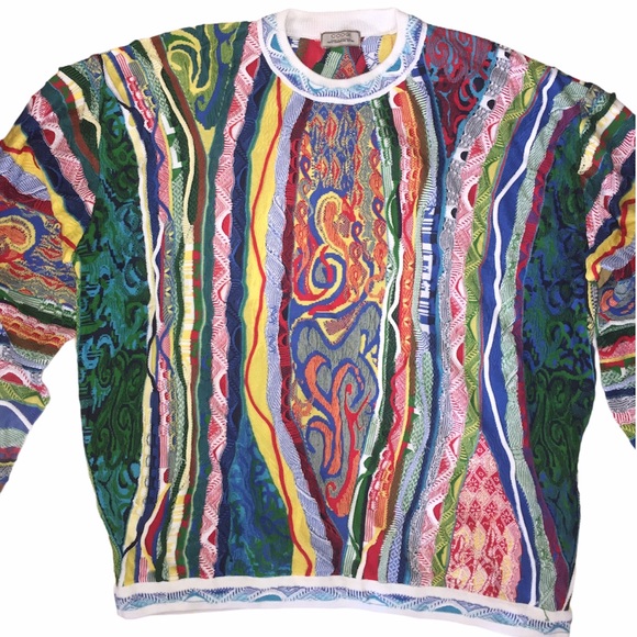 COOGI MULTICOLOR Knit Sweater 4XL - Picture 3 of 9